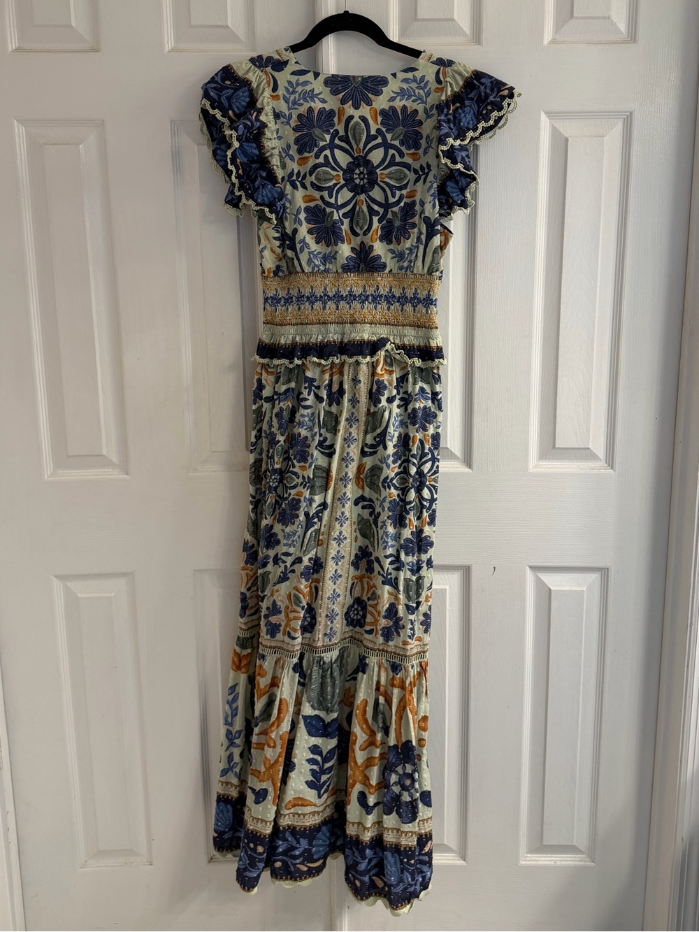 Farm Rio Ocean Tapestry Midi Dress - Picture 3 of 5